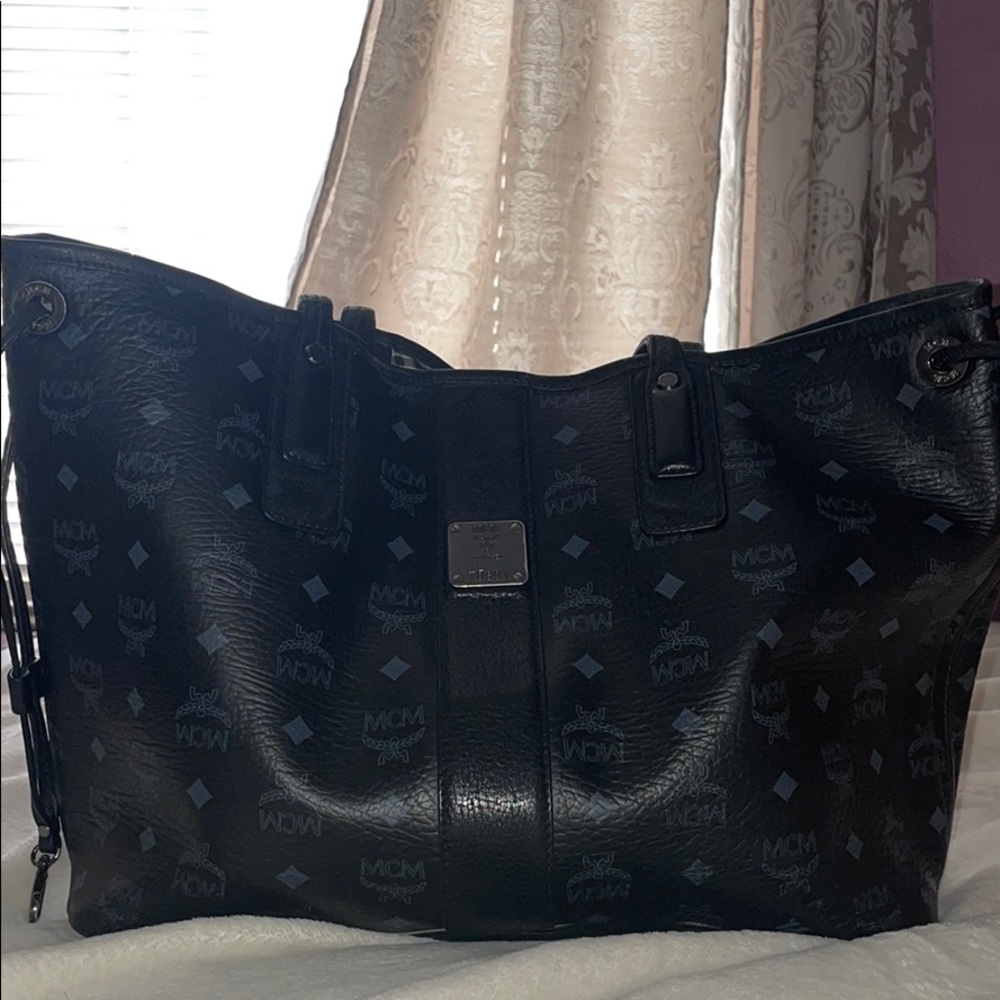 MCM Black Reversible Tote Bag
